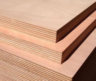 Packaging Grade 6mm Okoume Plywood / High Density E1 External Plywood Sheets