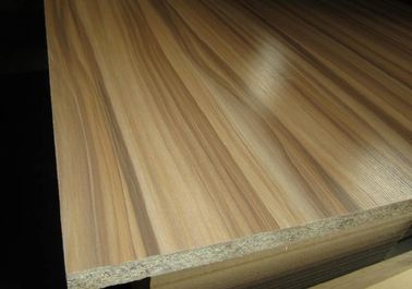 Poplar Core Melamine Coated Particle Board / WBP Glue Laminated Particle Panels