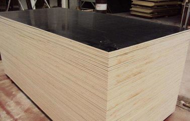 Melamine Glue BB/BB Black Film Coated Plywood , Soundproof Exterior Cedar Plywood Panels