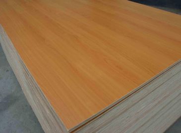 E1 Formaldehyde Emission Commercial Grade Plywood , Melamine Faced Plywood