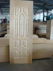 Moisture Resistant Veneered MDF Door Skin For Toilet Bathroom Doors Customized Color