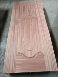 Moisture Resistant Veneered MDF Door Skin For Toilet Bathroom Doors Customized Color