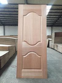 High Density Board Exterior Door Skins / Water Resistant Wood veneer Laminated Door Skin
