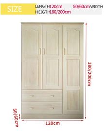 Residential Mdf Board Wardrobe , Particle Board Bedroom Furniture Cloth Cabinet