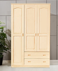 Residential Mdf Board Wardrobe , Particle Board Bedroom Furniture Cloth Cabinet