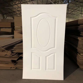 Environmental Friendly White Faced Hdf Door Skin For Exterior House Decoration