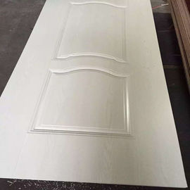 White Color High Density MDF Door Skin , Long Life Durable Door Skin For Door