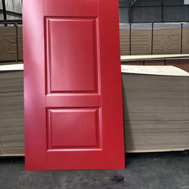 5mm One Style Melamine Faced Interior Wood Door Skins , HDF Door Skin