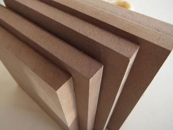 Raw / Plain High Density Fiberboard Sheets Waterproof Wood Fiber Material Panel