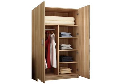 Environmental Protection Particle Board Wardrobe Furniture White Sliding Door