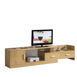 Modern Design Living Room Solid Wood Tv Unit Laminate Particle Board For Multi Function