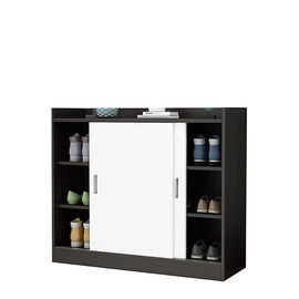 Light Luxury Real Wood Shoe Cabinet With 3 Drawers For Multi - Function