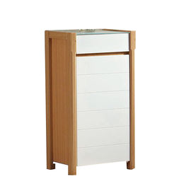 Melamine Coated Multi - Function Particle Board Shoe Rack Simple Style Design