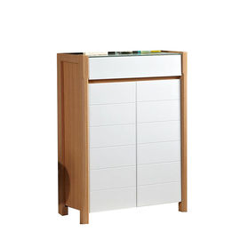 Melamine Coated Multi - Function Particle Board Shoe Rack Simple Style Design