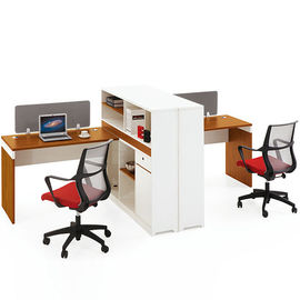 Good sale melamine particle board wood veneer office furniture white office desk