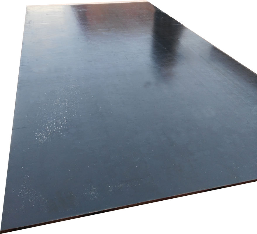 Paulownia MR Film Faced Shuttering Plywood , Black Film Plywood For Formwork