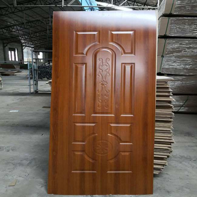 Melamine Mould MDF Door Skin For Interior Design , Durable Front Door Skins