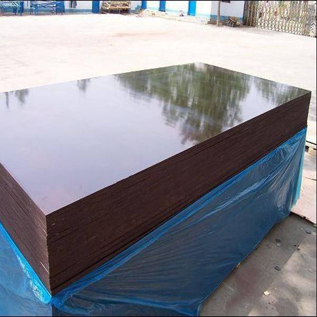 18mm Brown Film Faced Plywood Poplar Core Melamine Glue For Construction