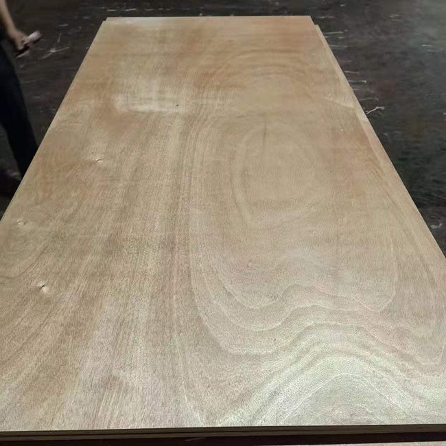 BB Grade Okoume Hardwood Ply Sheets 2 Times Hot Press One Side Wood Veneer Decoration