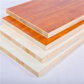 China Melamine Faced 18mm Laminated Block Board For Furniture And Decoration factory