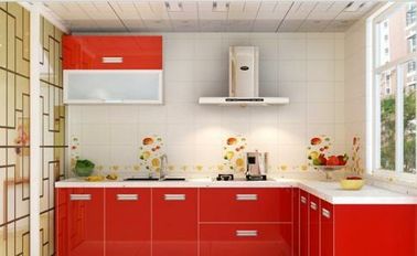 China Modern Desigh Frameless Kitchen Cabinets / Fashion Flat Pack Kitchen Cabinets factory