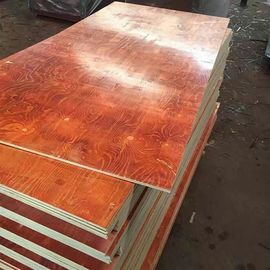 China Waterproof Red Film Faced Plywood , Melamine Laminated Plywood 2 Time Hot Press factory